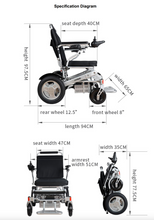 Load image into Gallery viewer, EWheels EW-M45 Power Wheelchair