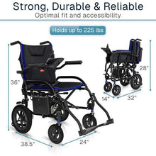 Load image into Gallery viewer, Vive Health Airframe Power Wheelchair - 44 lbs
